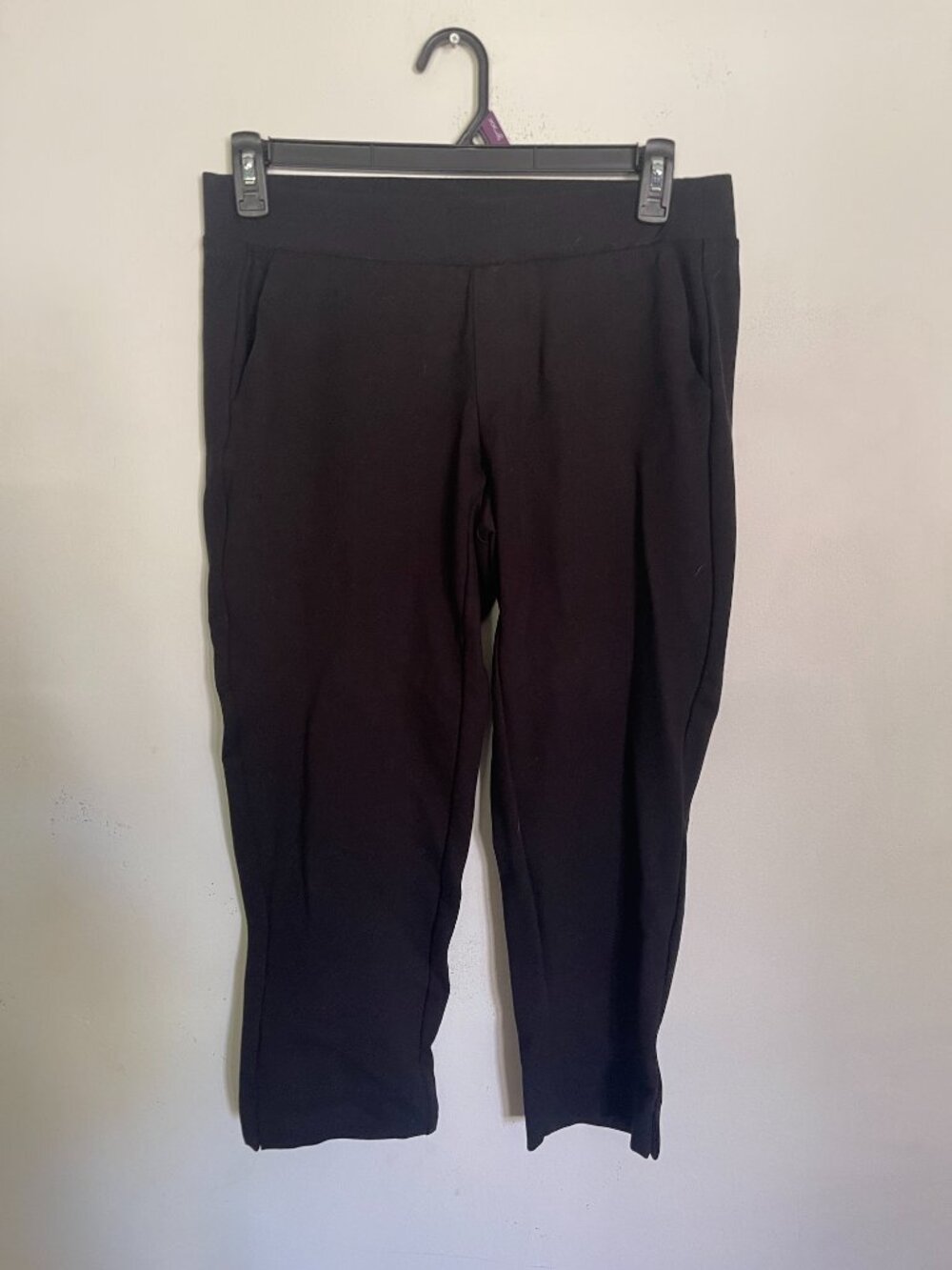 Torrid Womens 00 Large Black  Athletic Dress Pants Pull On Stretch Pockets  T10